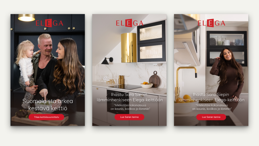 elega mainoksia sara sieppi